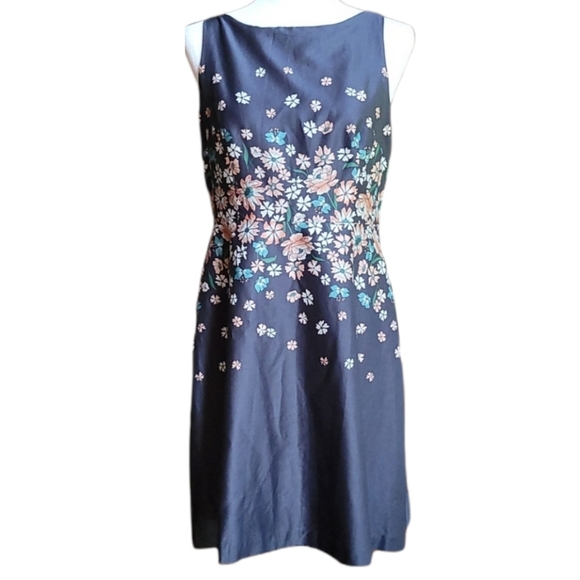 LOFT Dresses & Skirts - LOFT petite sleeveless cotton floral print a-line shift dress